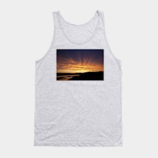 'Sun Blast' - dawn over a river bend Tank Top